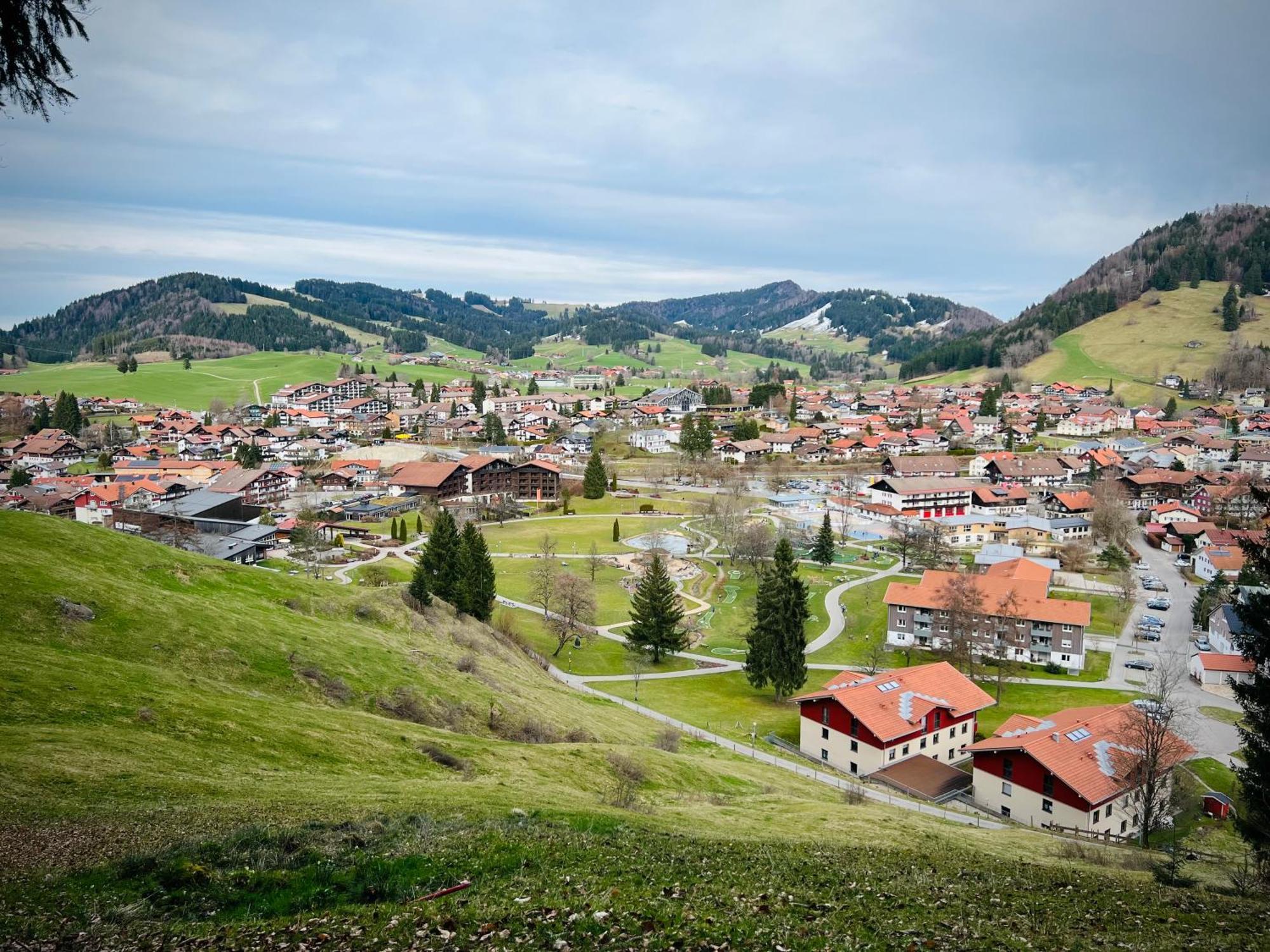 Ferienwohnung Sonneck Oberstaufen Bagian luar foto